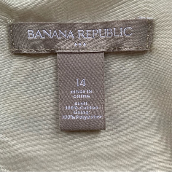 Banana Republic 100% Cotton Striped Sleeveless Sheath Dress - Picture 12 of 16